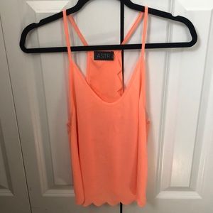 Vibrant salmon ASTR tank
